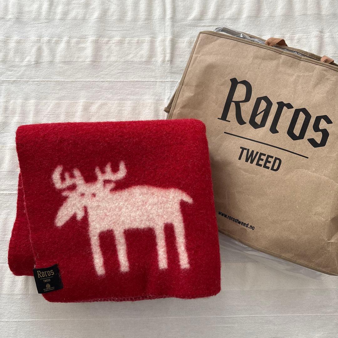 Roros TWEED ウール ブランケット ロロスツイード 北欧 トナカイ
