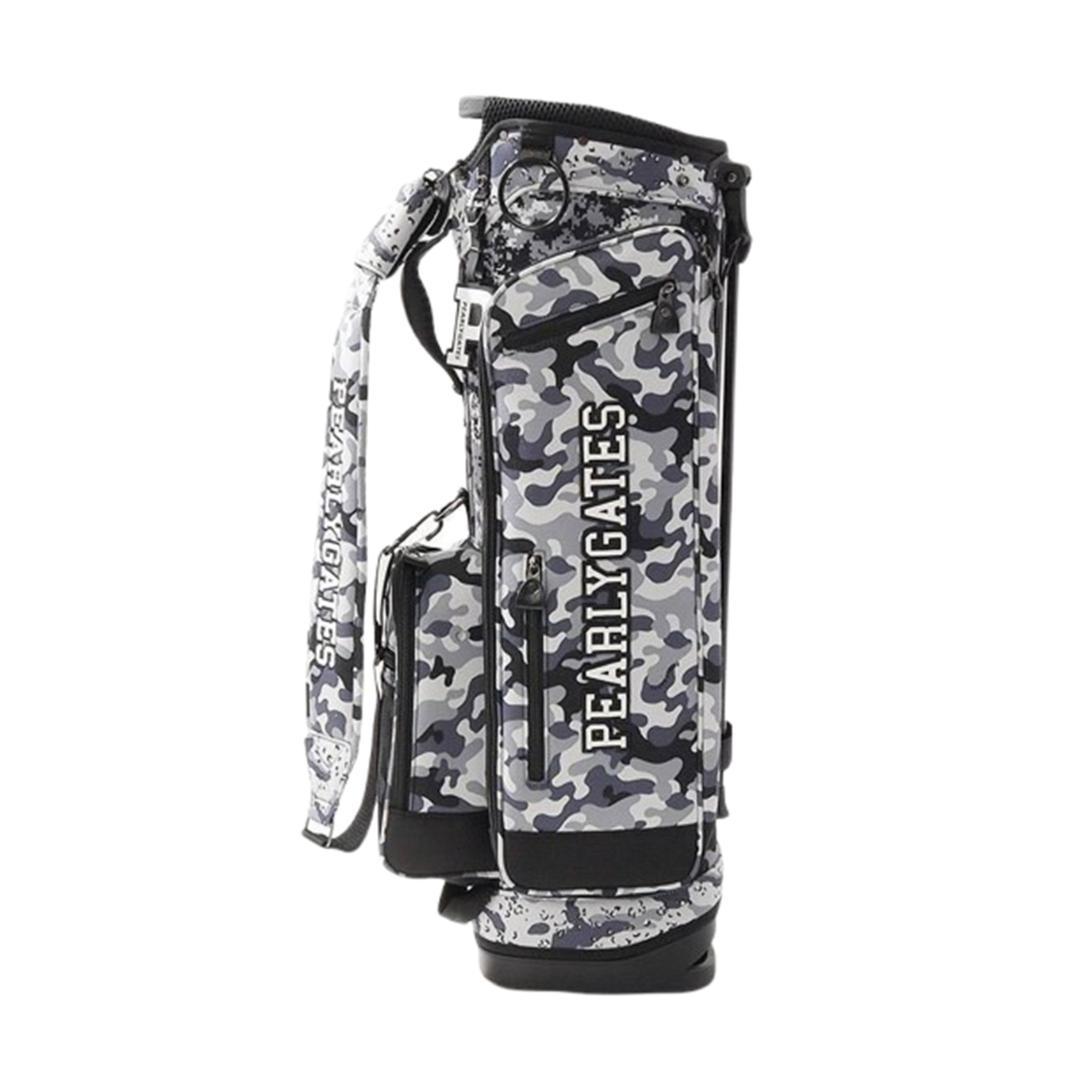 ○☆新品 未使用 パーリーゲイツ 迷彩柄 スタンド式キャディバッグ