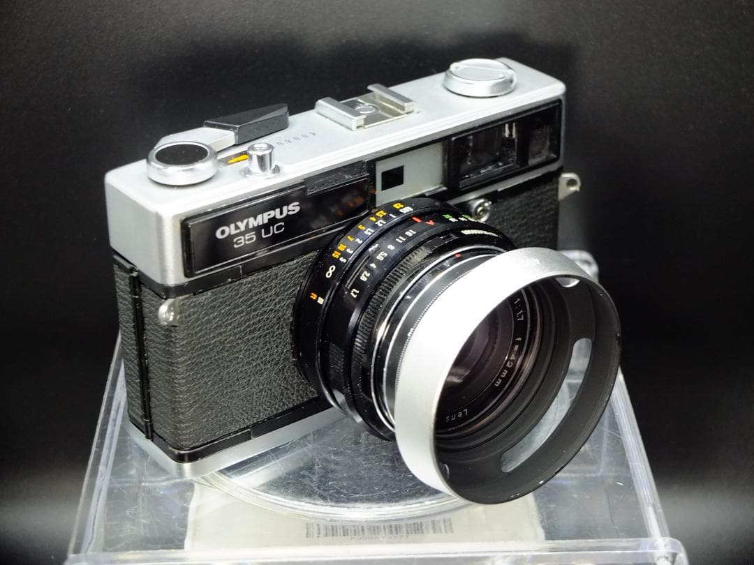 オリンパス35UC／Gズイコー42mmf1.7フード付【実写確認済整備品