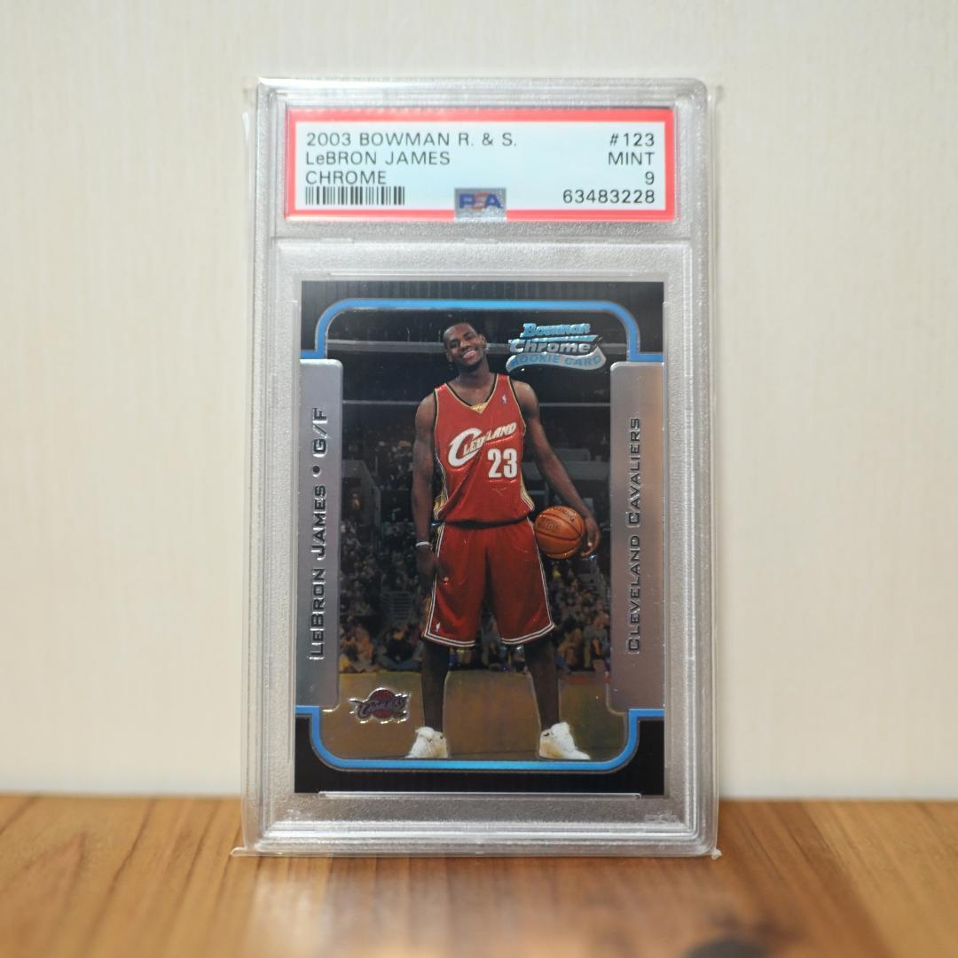 2003 Bowman Chrome RC LeBron James PSA9 - メルカリ