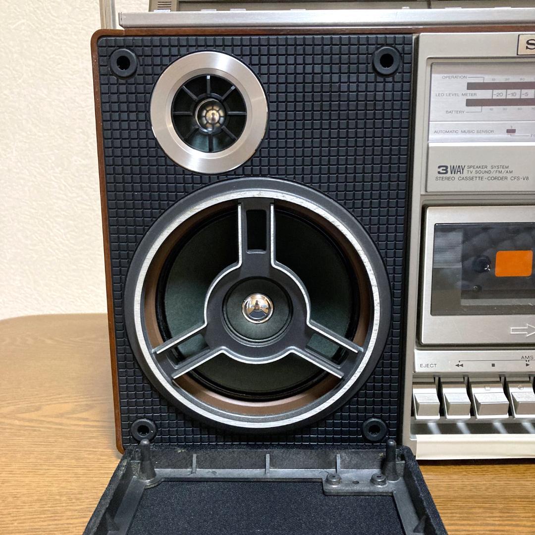 ソニー SONY ZILBA'P ジルバップ ラジカセ CFS-V8 - メルカリ