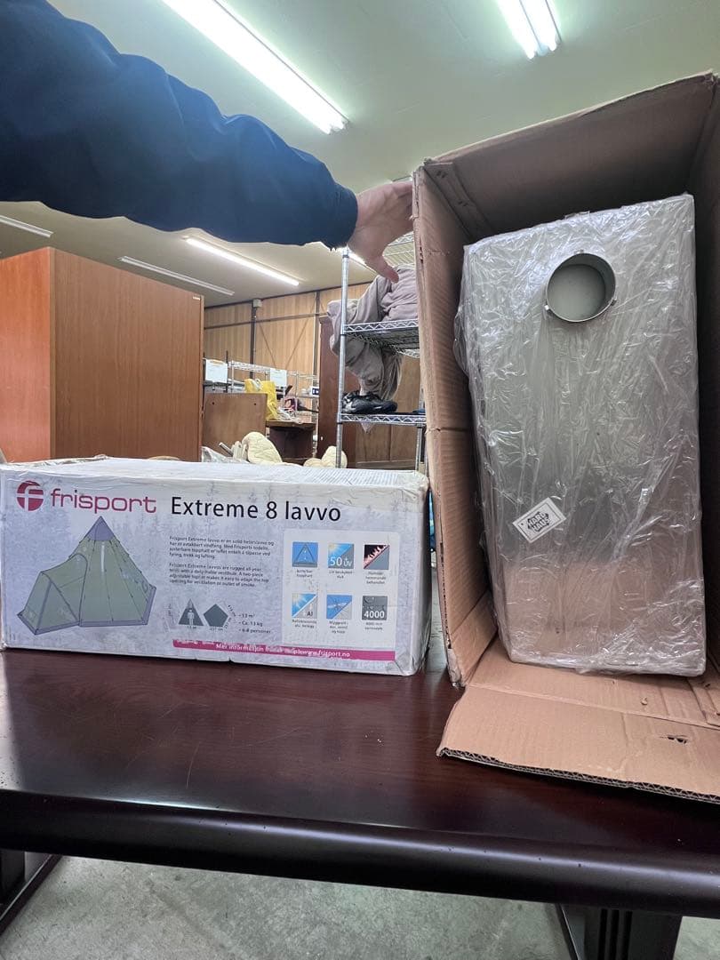 定価売り切れ！テントfrisport Extreme8 lavvo 薪ストーブ付 - メルカリ