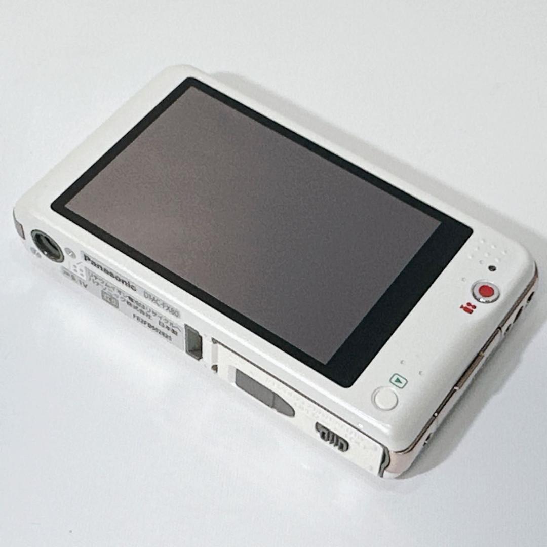 Panasonic LUMIX ルミックスDMC-FX80 ホワイト コンデジ - メルカリ