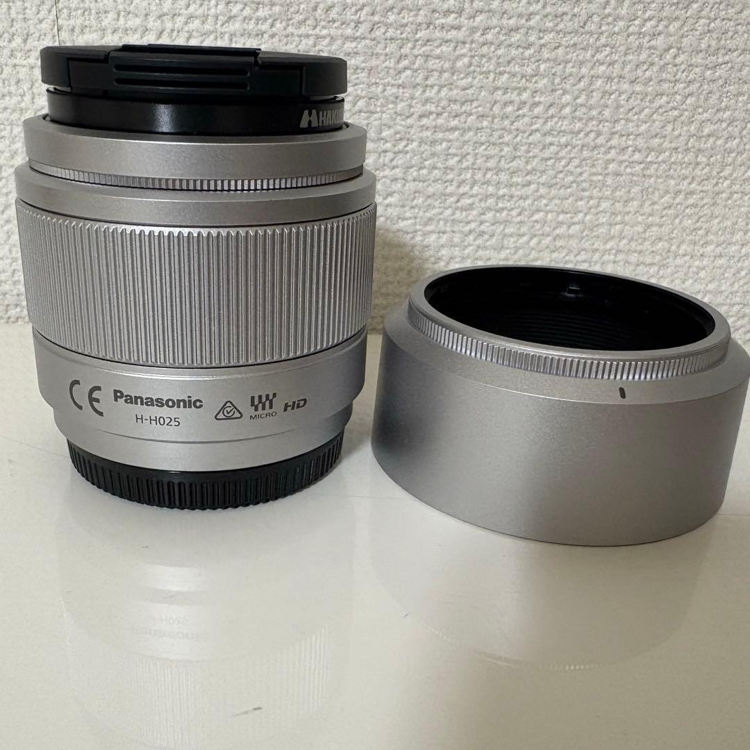 美品】パナソニック 単焦点レンズ LUMIX G H-H025 - メルカリ