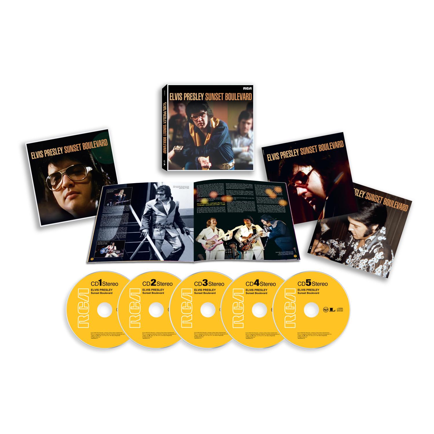 Sunset Boulevard 5 CD Box Set | Shop the ShopElvis.com Official Store