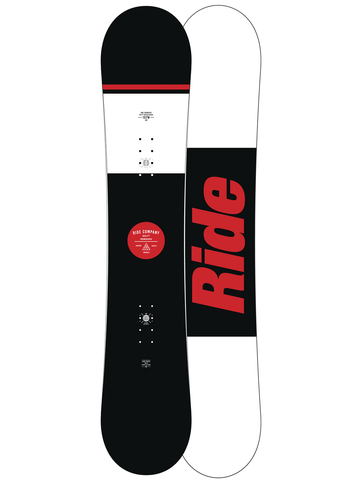Ride Snowboard Agenda - multicolor (white/black/red)