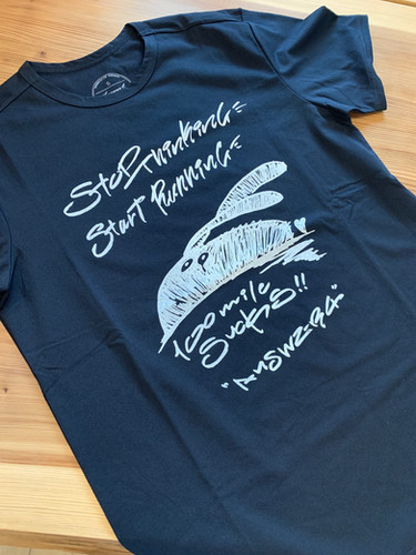 Answer4 ”100mile Sucks! 03”T-shirt | Ametsuchi