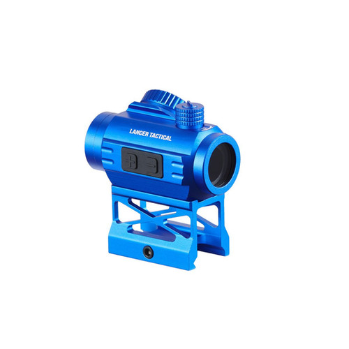 Micro Red Dot Sight with Riser Mount (Blue) | Lancer Tactical
