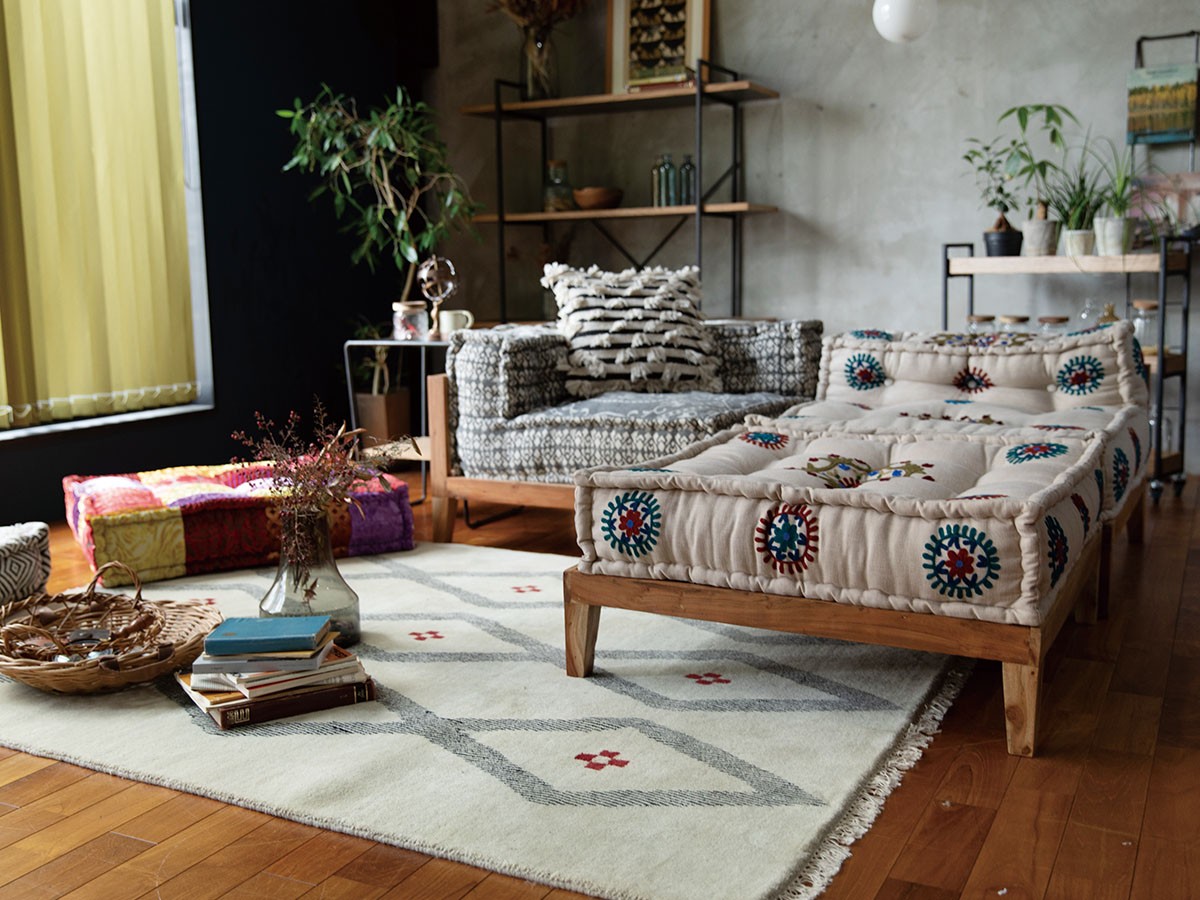 a.depeche block multi zabu ottoman / アデペシュ ブロックマルチ