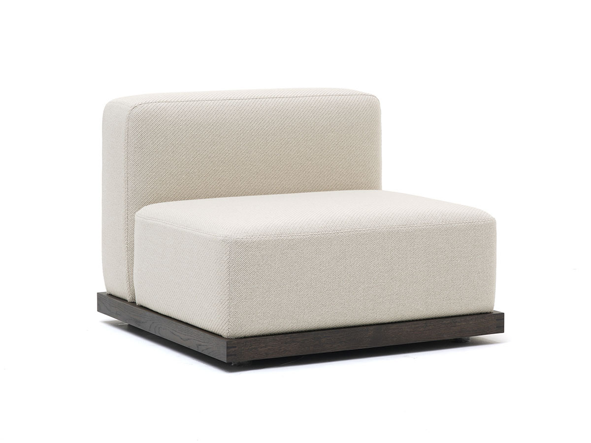 ③リメイク品尾州生地ホワイト座面カリモクコロニアルアームソファNI