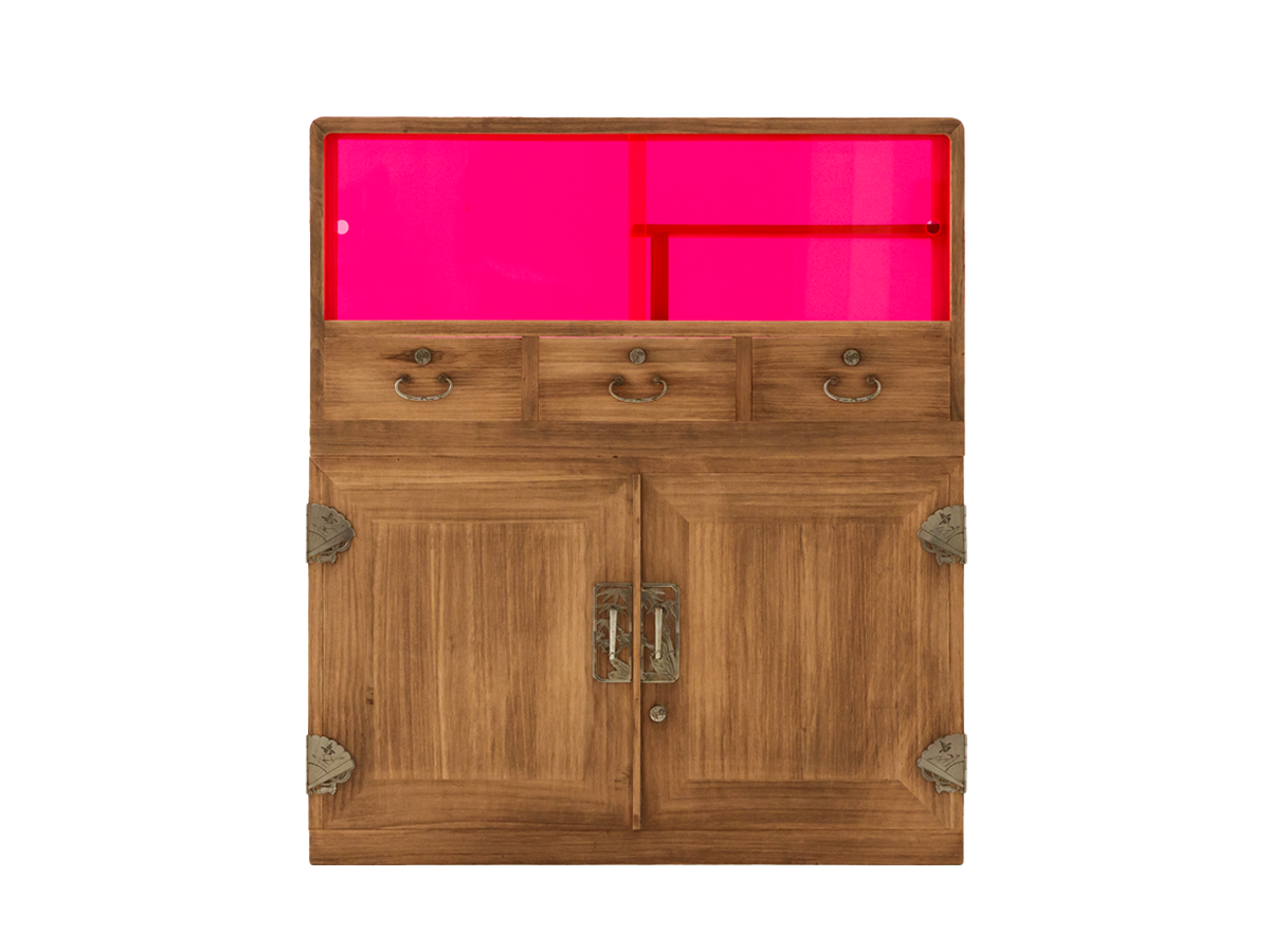 P/OP 昭和後期 婚礼箪笥 上段中段 / ポップ 昭和後期 婚礼箪笥 上段