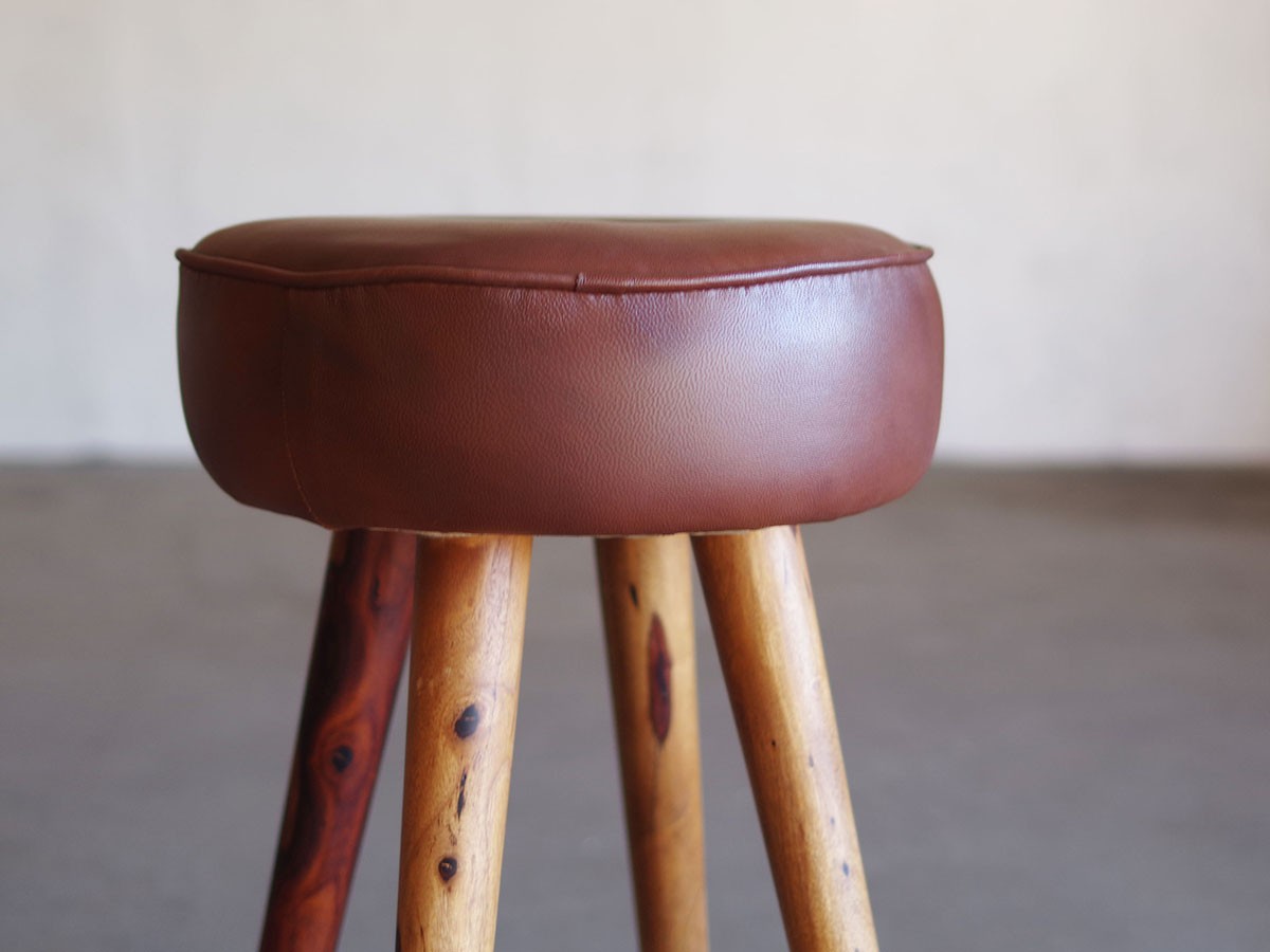 LIFE FURNITURE SF LEATHER HIGH STOOL / ライフファニチャー SF