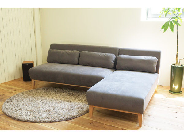 FLANNEL SOFA MAROON COUCH SOFA / フランネルソファ マロン カウチ