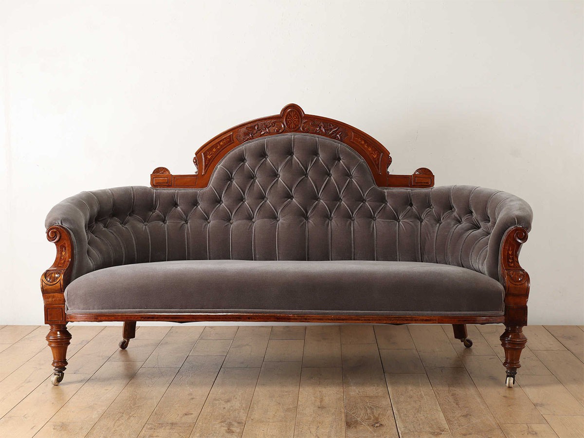 Lloyd's Antiques Real Antique Victorian Settee / ロイズ