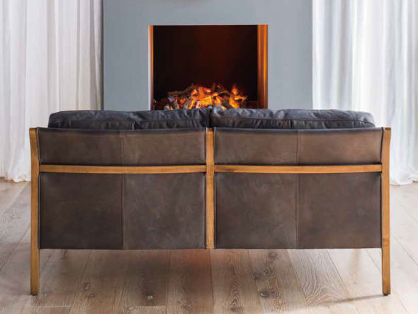 HALO LOFFEE 2P SOFA DESTROYED BLACK / ハロ ロフィ 2人掛けソファ