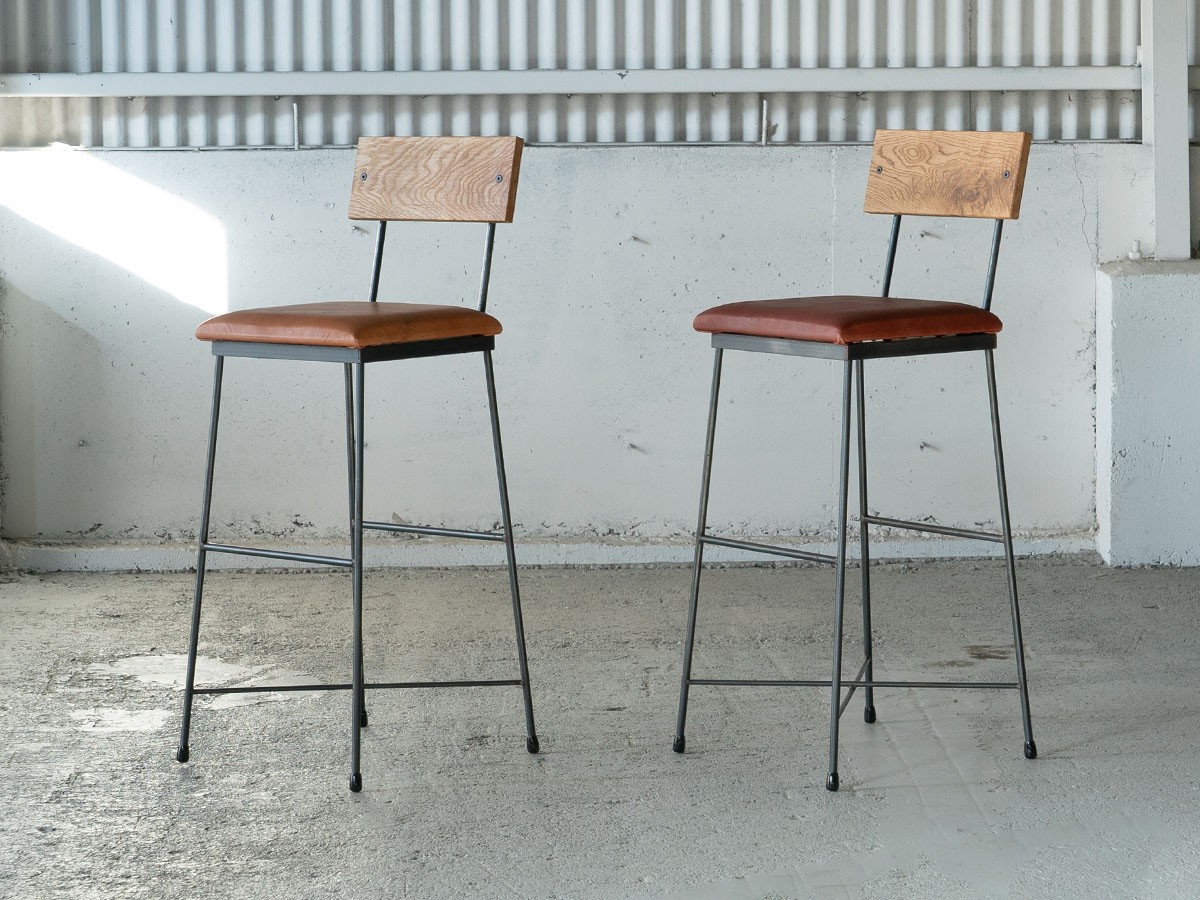 SIKAKU SK COUNTER CHAIR leather / シカク SK カウンターチェア