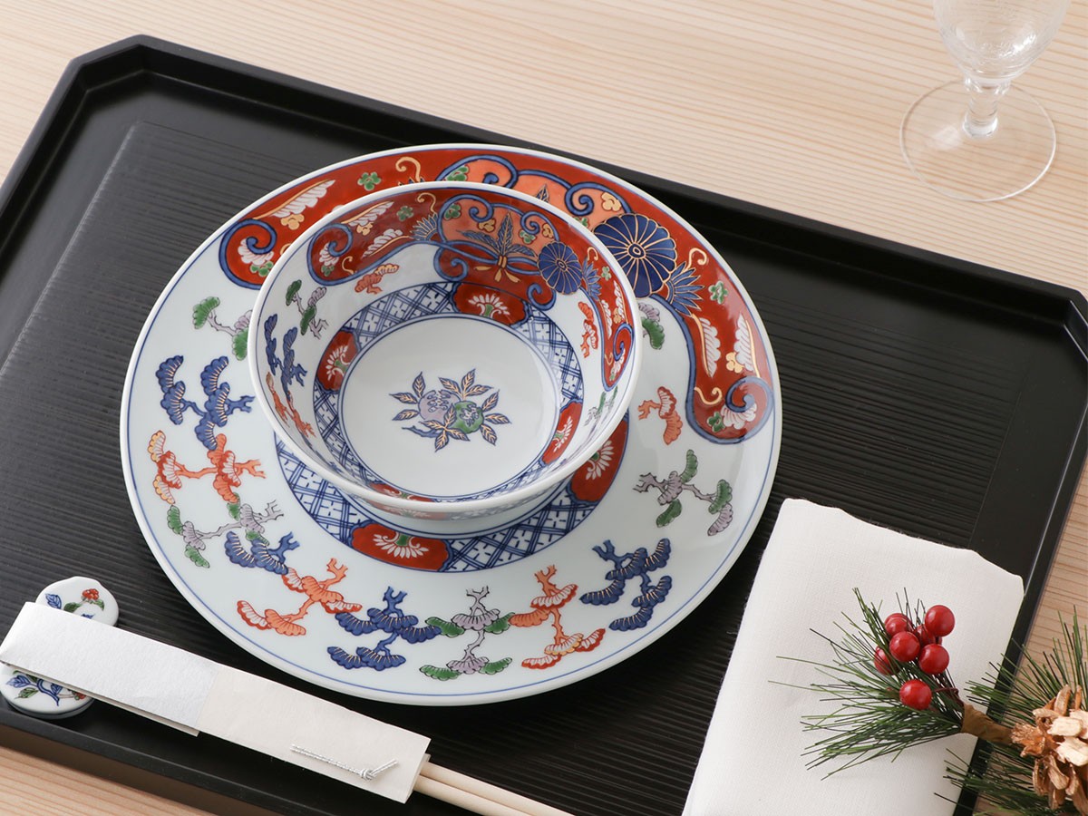 源右衛門窯 古伊万里風松絵 皿 / げんえもんがま 古伊万里風松絵 皿