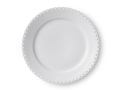 Royal Copenhagen White Fluted Full Lace Plate 27 / ロイヤル