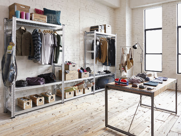 METALSISTEM 6 TIER STEEL SHELF W120 / メタルシステム 6段 スチール