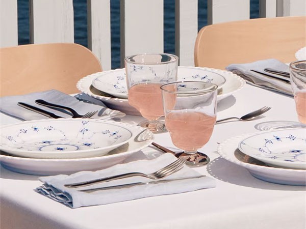 Royal Copenhagen Blue Fluted Plain Plate 19 / ロイヤル