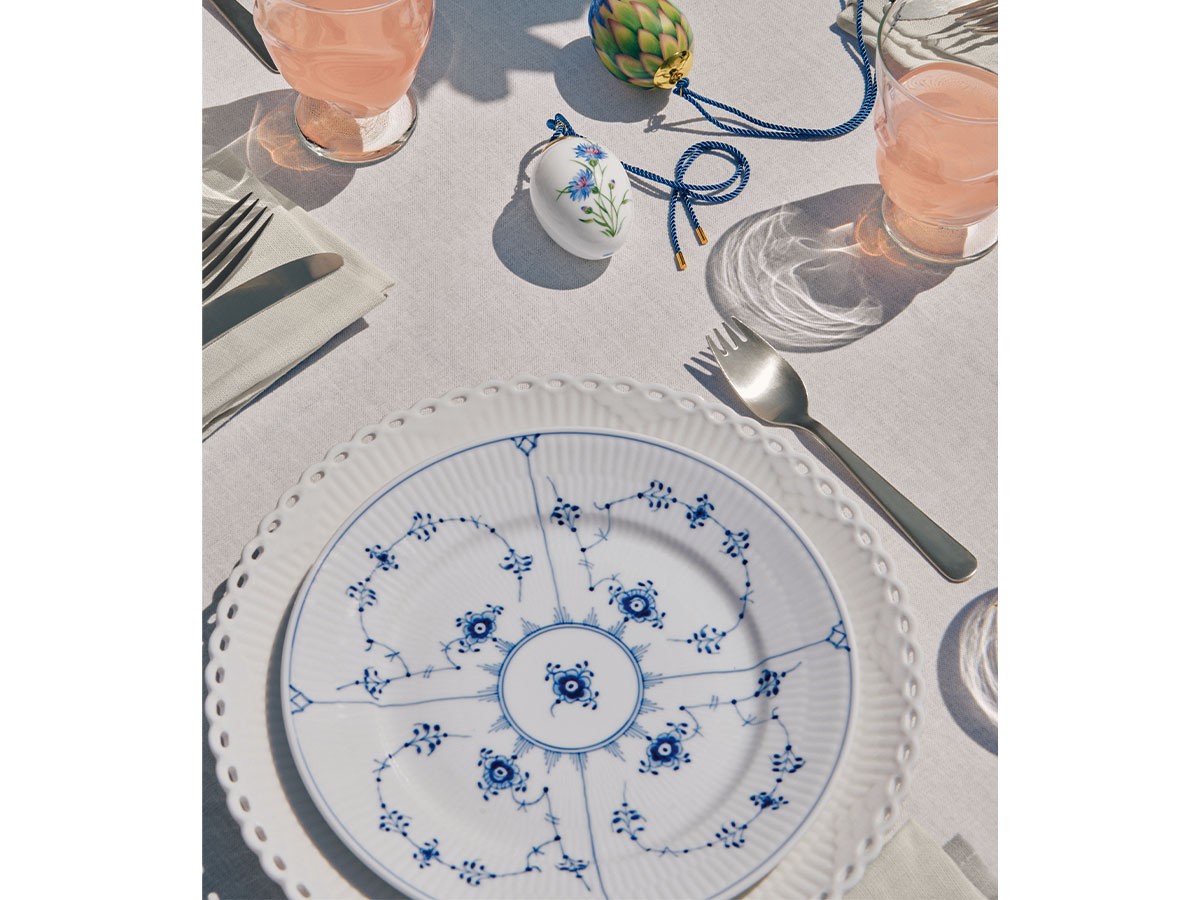 Royal Copenhagen Blue Fluted Plain Plate 19 / ロイヤル