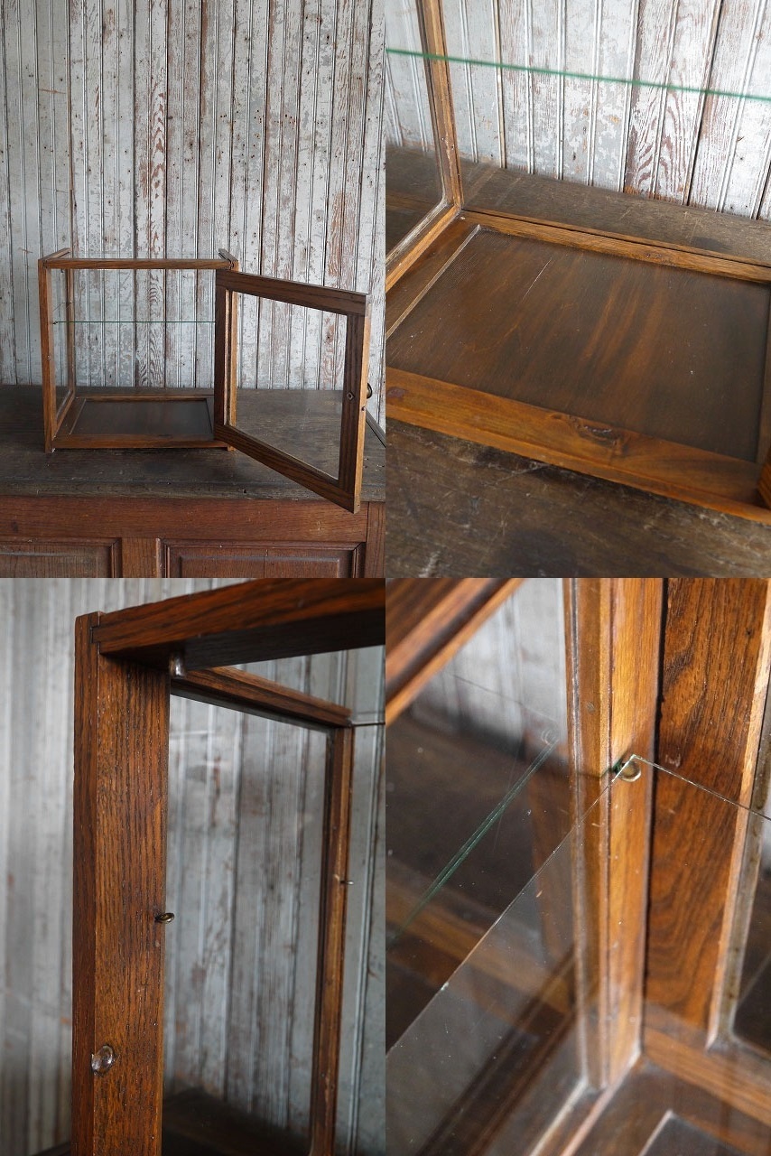 アンティーク ウッド×ガラス ショーケース - STAGE ANTIQUE
