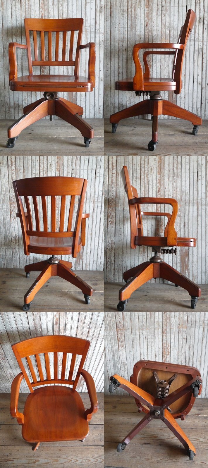 アンティーク キャスター付き アームチェア - STAGE ANTIQUE