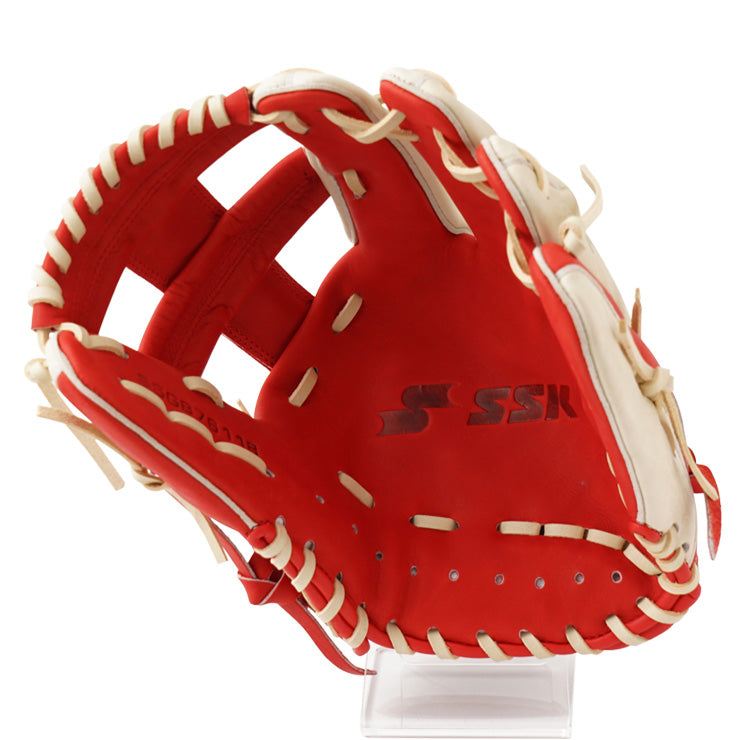 SSK 限定 軟式 グローブ グラブ 内野手用 矢野モデル ペイズリー柄