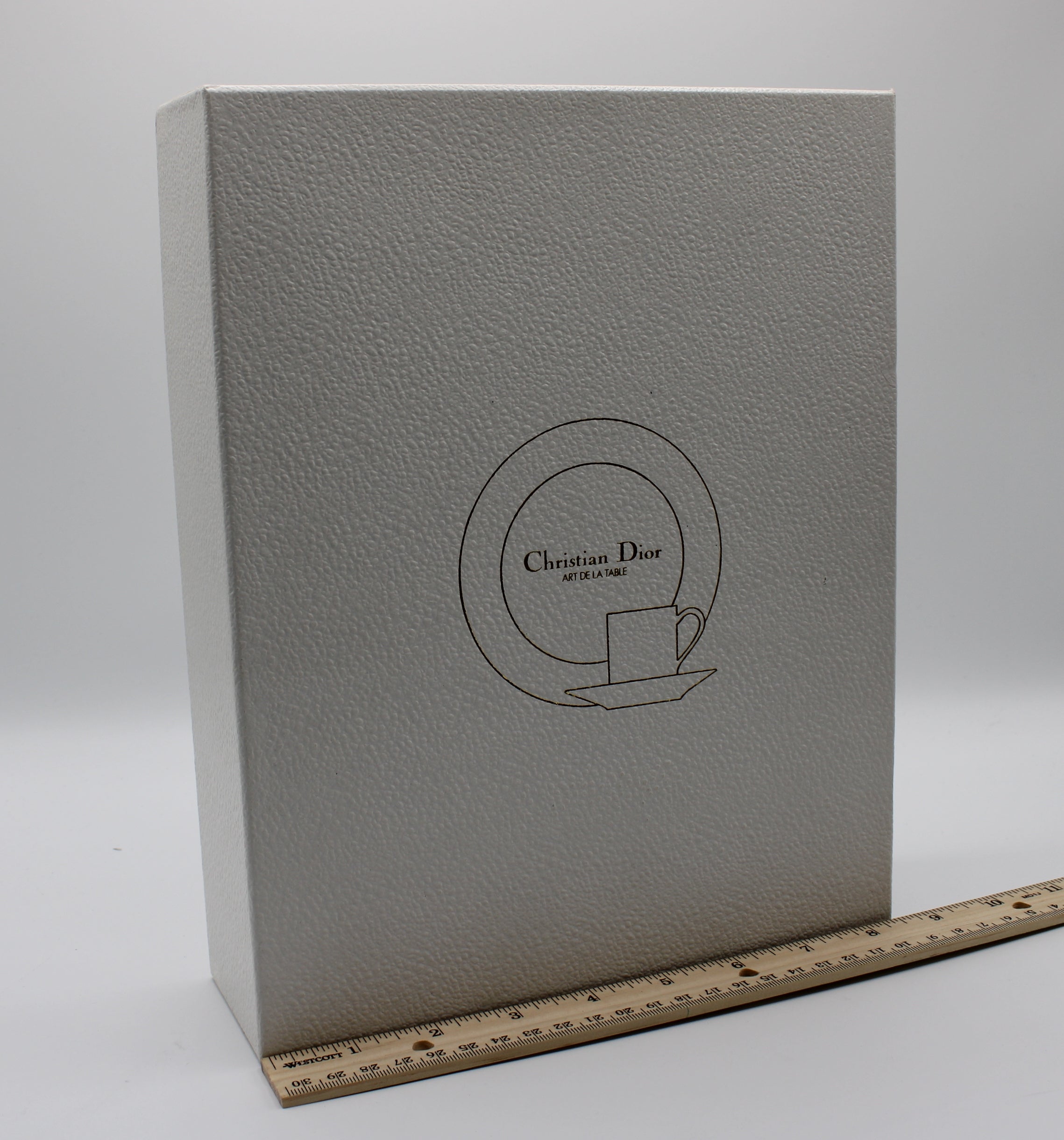 Christian Dior Godron Gaudron Demitasse Porcelain Set