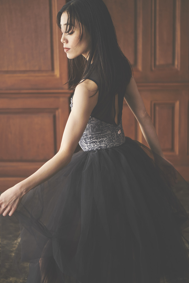 stina / type Y neck ribbon / eternal lace etoupe