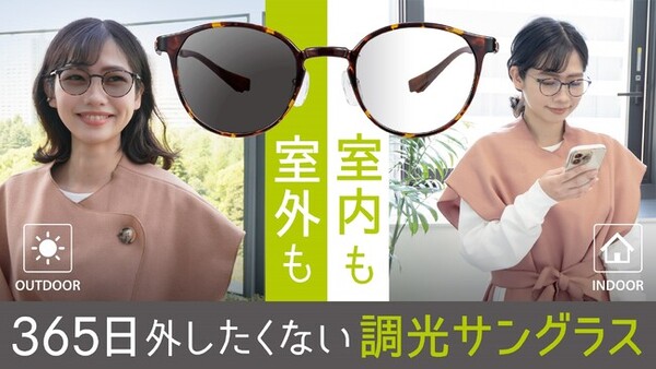 鯖江メーカーの本気！多機能レンズを使用した調光サングラス2種が