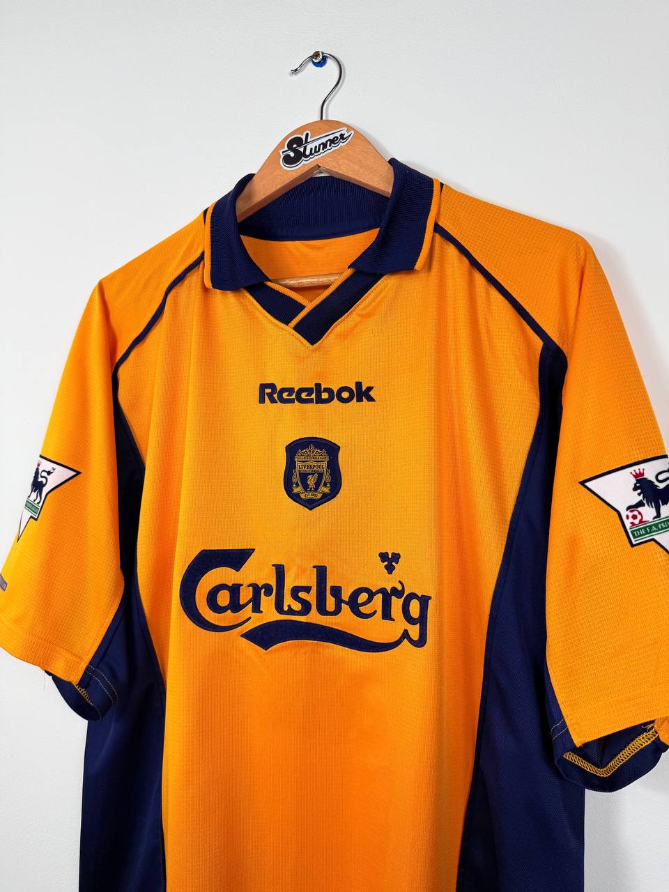 LIVERPOOL 2000/2001 AWAY SHIRT #17 GERRARD [L] – Stunner: Vintage