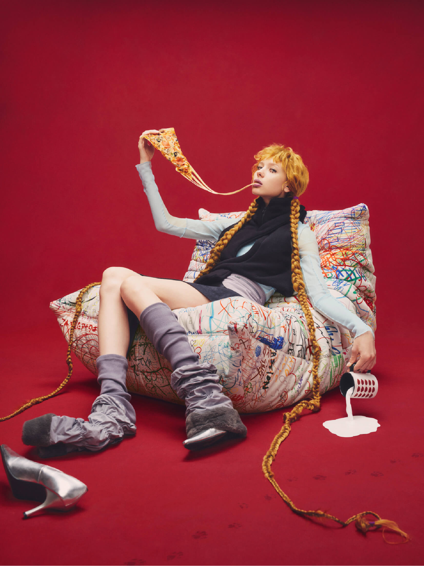 とんだ林蘭・リーンロゼ アートクッション 新品未開封 ロゼトーゴ