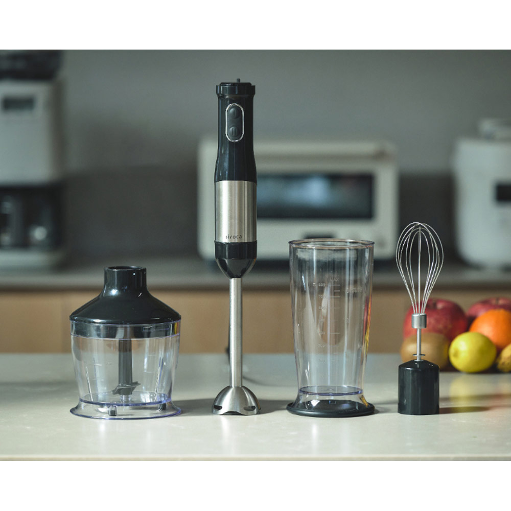 siroca siroca チョッパー付きハンドブレンダー SM-B251(K) / シロカ