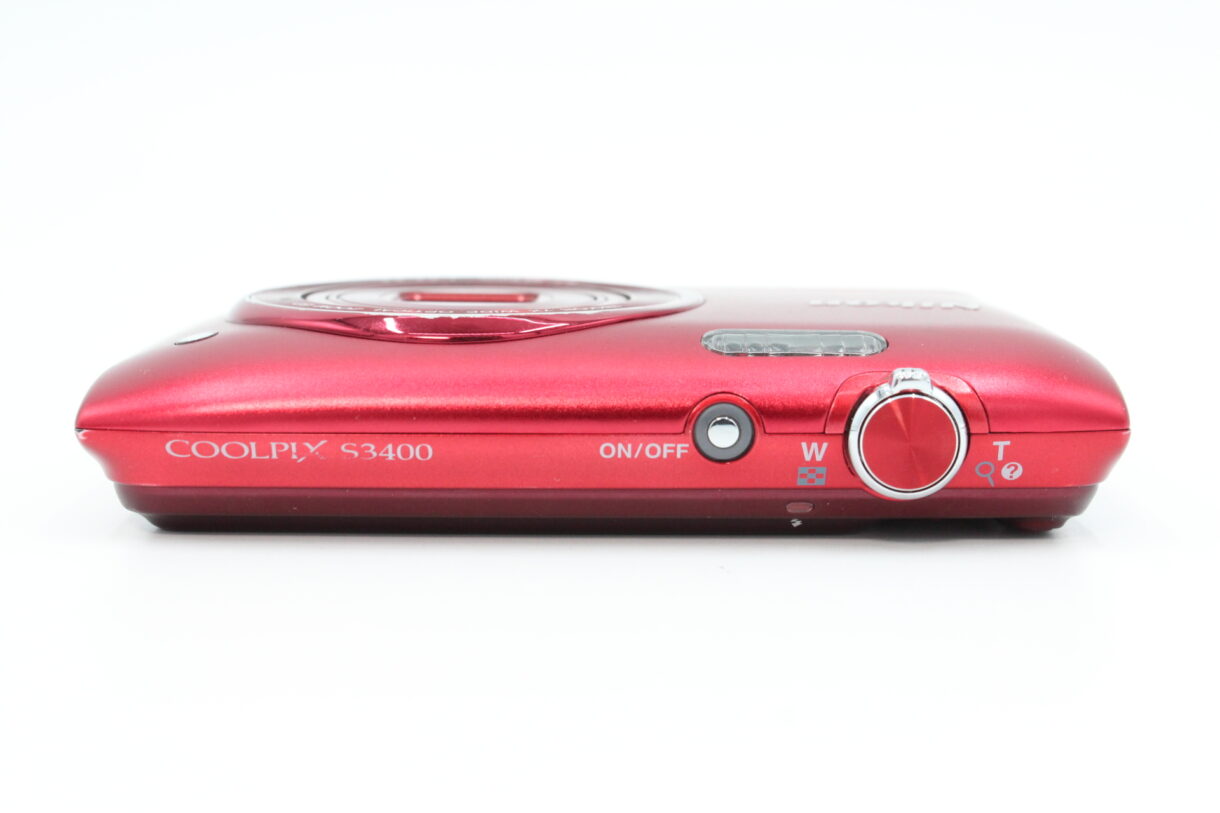 並品】NIKON ニコン COOLPIX S3400 RED ニコン クールピクス レッド