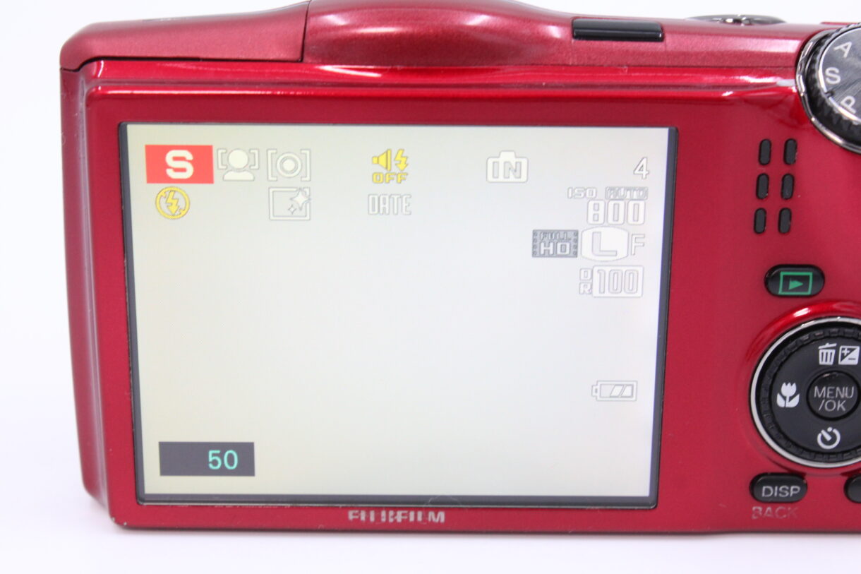 良品】FUJIFILM 富士フイルム FinePix F770EXR レッド 1600万画素 EXR