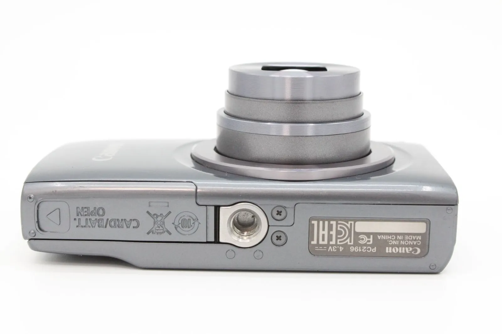 良品】CANON キヤノン デジタルカメラ IXY160 シルバー 光学8倍ズーム