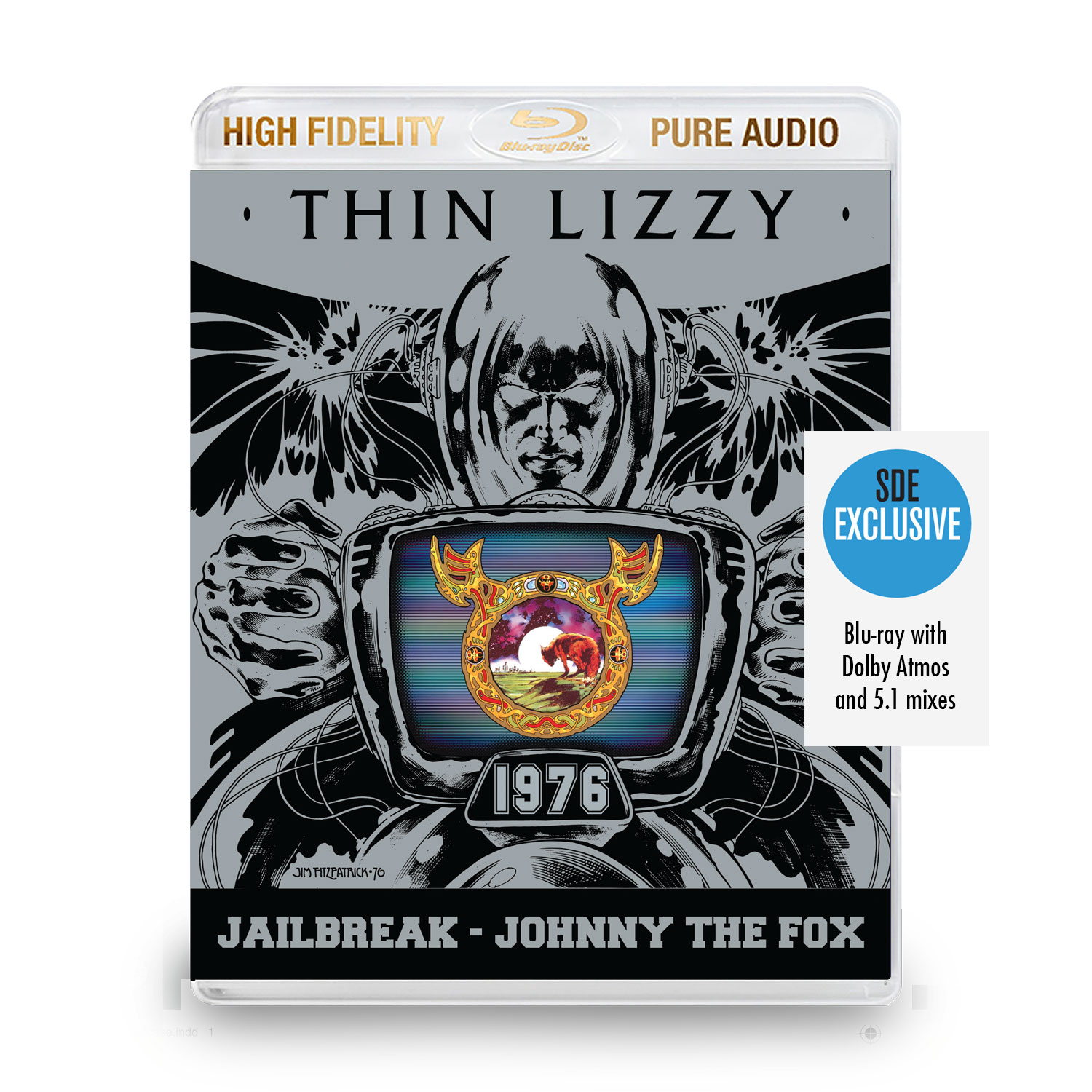 Thin Lizzy / 1976 : Jailbreak and Johnny The Fox reissue with SDE