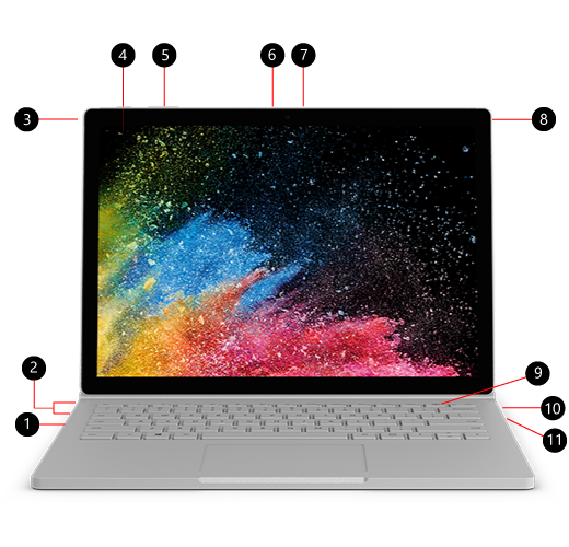 Surface Book 2 つの仕様と機能 - Microsoft サポート