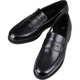 SL】ダブルモンクストラップ ドレスシューズ/ブラック/革 /セメント