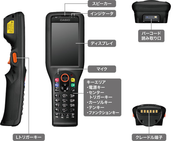 主な仕様とオプション｜ラグドスマートハンディターミナル DT-X400